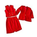 Christian Dior 3 piece set size 10 Red Photo 0