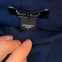 White House | Black Market  dress pants size 6 straight crop blue Photo 1