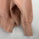 Free People  Sz S Easy Street Tunic Sweater Oversized Slouchy Pink Long Sleeve Photo 4