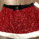 ma*rs - . Clause Santa Red sequin skirt - XXL - Brand new w/tags! Photo 1