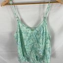 Abound 4/$25 NWT  ruched front spaghetti strap blouse blue Photo 0