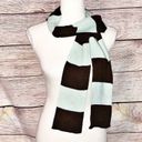 Old Navy  Striped Brown Green Glitter Scarf 76” Photo 4