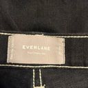 Everlane  Women’s The Cheeky Jean Black with Bone Stitch Size 24 Crop Photo 6