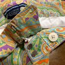 Ralph Lauren  Golf‎ Paisley Print Pants Womens Colorful artsy Cropped Sz 8 Photo 2