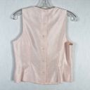 Cache  Size 8 Blazer Set Coat and Cami VTG Light Pink Shiny Lined Buttons 595 Photo 3