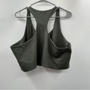 Girlfriend Collective  Bra Olive Green Gray Scoop Neck Racerback Sports Bra 4XL Photo 1