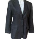 The Row Embassy Single Button Black Linen Jacket Blazer, Sz 4 Photo 2