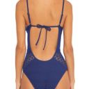 Becca NWOT Colorplay Crochet Plunge One Piece Sz L Photo 2