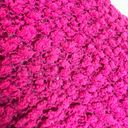 Zenana Outfitters Cardigan LARGE Pink Popcorn Knit Open Front Barbiecore Winter Minimalist Photo 4