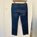 CAbi  Boyfriend Raw Hem Celebrity Wash Jeans in Blue Star Print 3937 Size 2 Photo 2