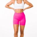 Zyia  Hot Pink Seamless Hustle Biker Shorts, NEW, Size Medium, MSRP $39 Photo 0