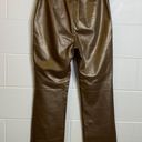 Ralph Lauren RALPH by  Metallic Brown Copper Leather Pants Size 10 Photo 5