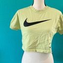 Nike Pale neon green  crop top in size small Photo 0
