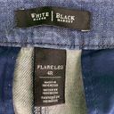 White House | Black Market  Dark Wash Relaxed Fit Flare Leg Denim Trousers Photo 11