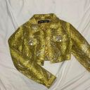 Missguided x Madison Beer faux snakeskin leather jacket Photo 1