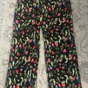 The Loft  Wide Leg Petite Floral Pants Photo 0