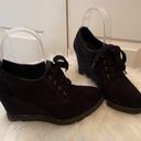 X-Appeal  Black Wedge Ankle Boot Size 6 Photo 1