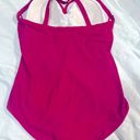 Cabana Del Sol Cabana Beach One-Piece Swim Ruched Flattering Fuscia Pink Summer Vacay Pool Sz L Photo 1