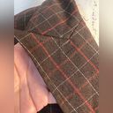 BCBG MAXAZRIA NWT Vintage Plaid Knee Length Belted Coat Size 12 Photo 4