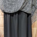 1. State  Black & White Ruffle Cap Sleeve Tiered maxi Dress size xl NWOT Photo 2