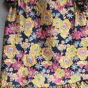 TCEC  Large, multi colored satin brocade material with beautiful flower pattern Photo 0