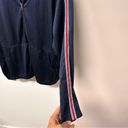 Athletic Works  Track Jacket navy and red zip up hooded mesh Photo 4