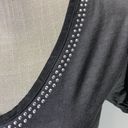 DKNY Gray Studded T-Shirt Dress Size Medium Photo 1