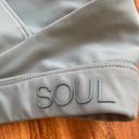 SoulCycle SOUL BY  Twisted Half Racerback Sports Bra Teal Green Size M Photo 9