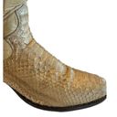 Justin Boots Justin Snakeskin Cowboy Boots Womens 5 1/2B Tall Vintage Leather L4661 USA Photo 3