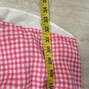 Rails  Pink Gingham Check Malia Linen Blend Wrap Front Tie Strappy Tank Dress M Photo 10