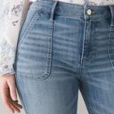 White House | Black Market  high rise straight crop patch pocket jeans 4 Photo 14