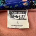 Converse  Black &‎ Coral Low Rise Bikini Bottom W/ Side Tie Accent Size L EUC Photo 3