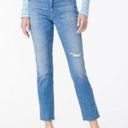 J.Crew  vintage straight high rise raw hem jeans size 25 Photo 0