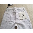 RE/DONE 70s Stove Pipe High Rise Jeans White Destroyed Straight Leg Womens Sz 26 Photo 6