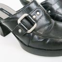 Xhilaration Vintage 90s  Black Chunky Platform Mules Photo 2