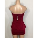 Ruby New. SKY dark red  mini dress. Normally $228 Photo 4