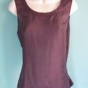 DKNY  Purple Silk Tank Size 8 Lightweight Photo 2