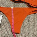 NWT Skin by SAME Swim Bikini Set Orange Photo 8