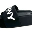 DKNY  Black Vasi Platform Slide Sandals Shoes Size 9.5 Photo 3