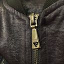 Guess  Black “Biella” Ruffled Bomber Jacket L Photo 12