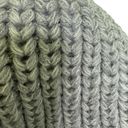 Target  Gray with Silver Metallic Thread  Preppy Winter Knit  Beanie Photo 1