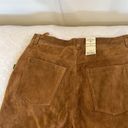 St. John’s Bay NWT  Suede Leather Lined Washable Pants Nutmeg Size 12 Photo 3