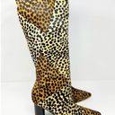 Ulla Johnson  Jerri Knee High Cheetah Print Calf Cowhide Leather Hair Boots EU 40 Photo 5