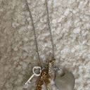 Aeropostale Heart Key Cluster Necklace Photo 2