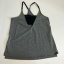 Koral  Narciso Racerback athletic tank top in size small gray black Photo 2