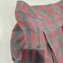 Brooks Brothers Plaid Pleated A-Line Knee Length Skirt Black White Red Size 4 Photo 10