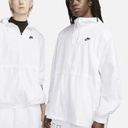 Nike Vintage  vented white mesh lined full zip hooded windbreaker L unisex Photo 1