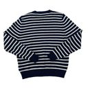 Brandy Melville  - Striped Knit Sweater in Navy Blue & White Photo 3