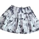 L'Agence  Tie Dye Pleated Mini Gray Skirt XS Photo 1