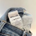 Rolla's ROLLA’S Eastcoast High Rise Crop Flare Hem Stretch Denim Jeans Tracey Blue Photo 9